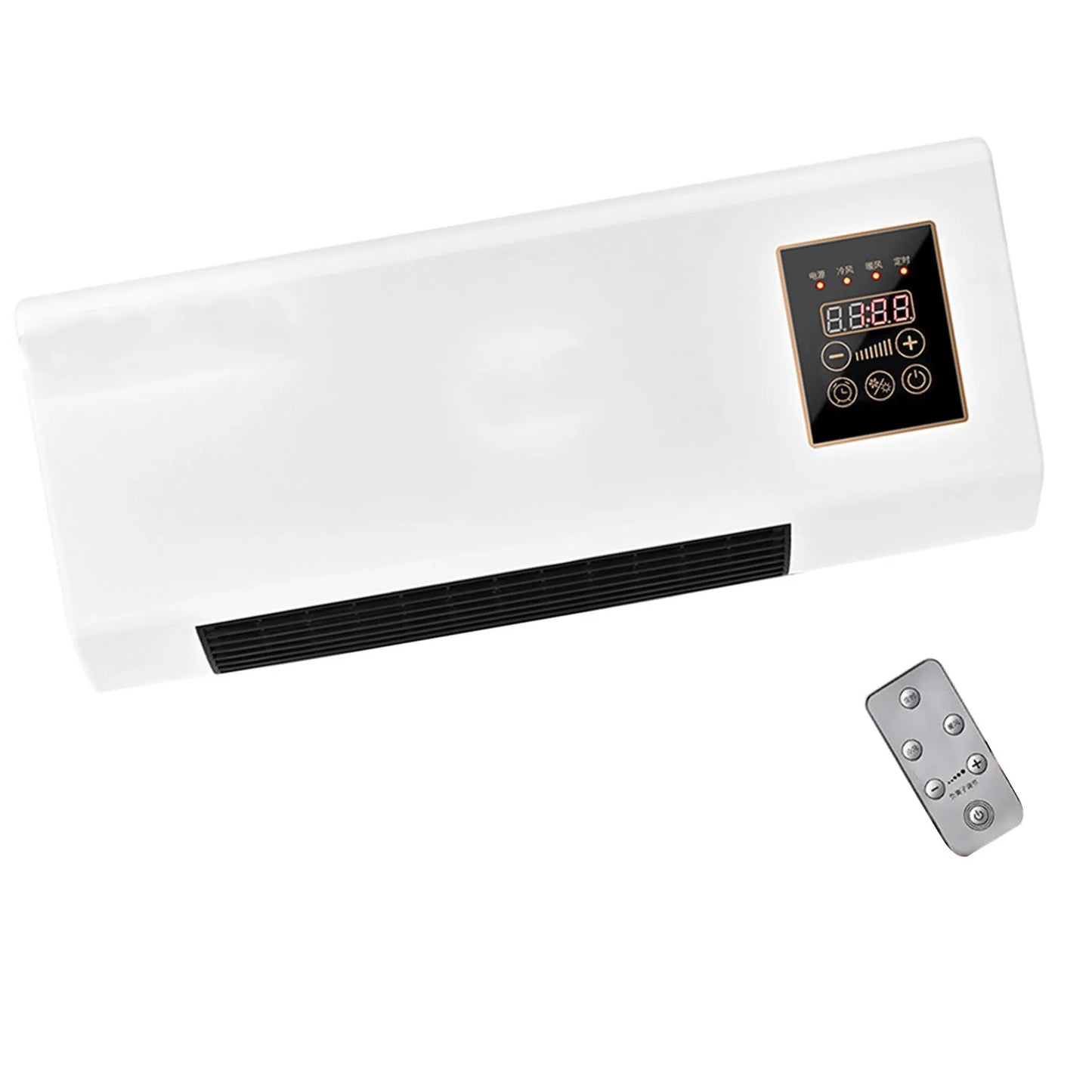 Nature Wind Hot Air Dual Use Wall Mounted Portable Heater with Remote Control