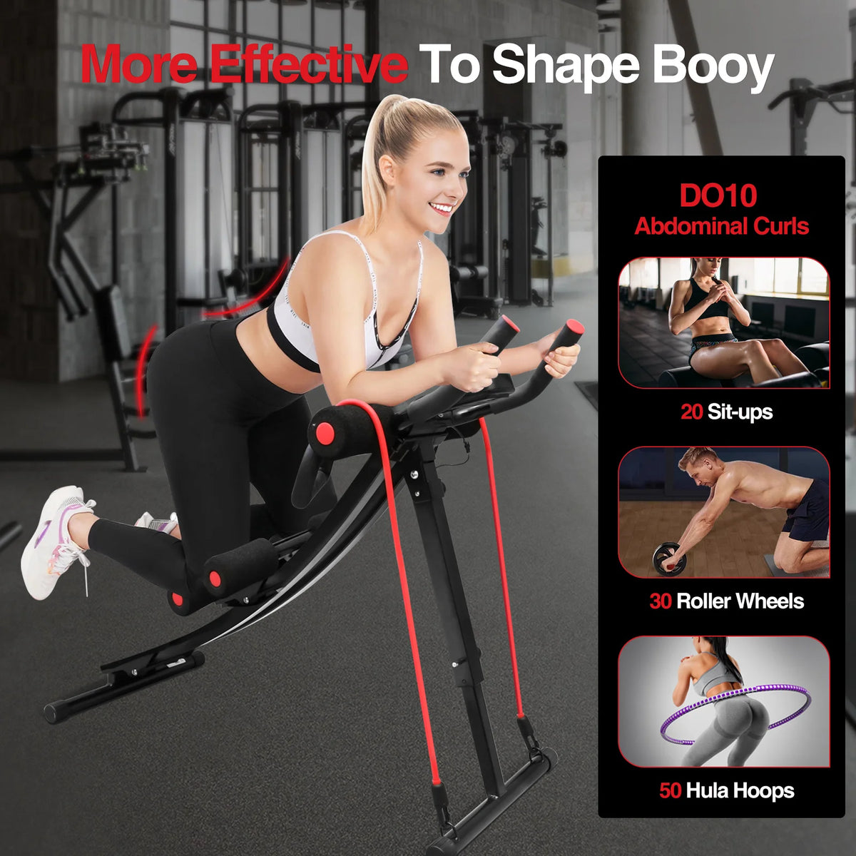 Foldable Ab Machine Ab Workout Equipment