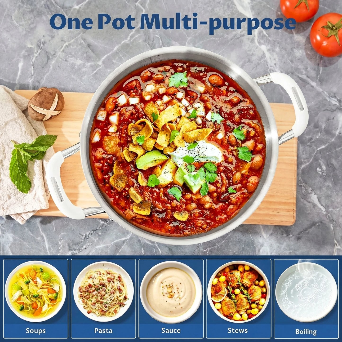 Casserole Cooking Pot with Lid