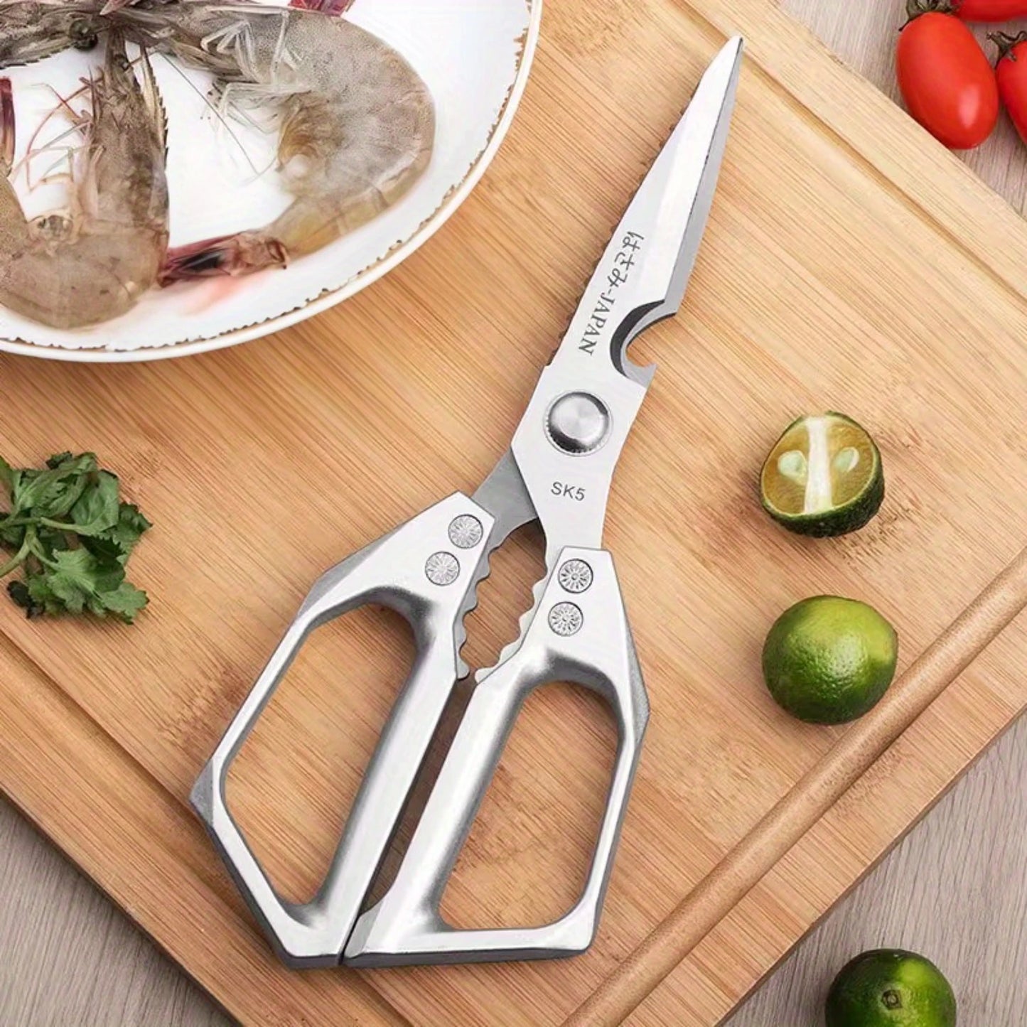 Ultra-Sharp Stainless Steel Kitchen Scissors