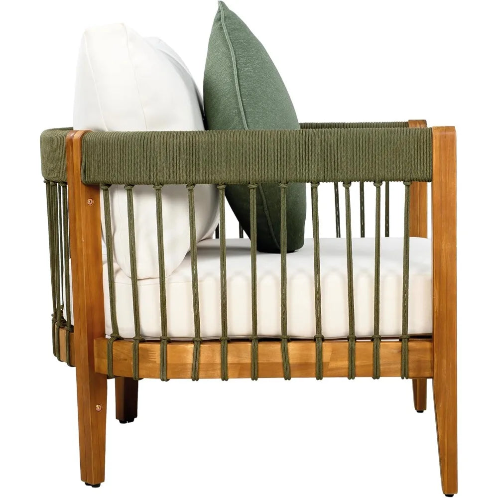 Accent Acacia Wood Chairs Set
