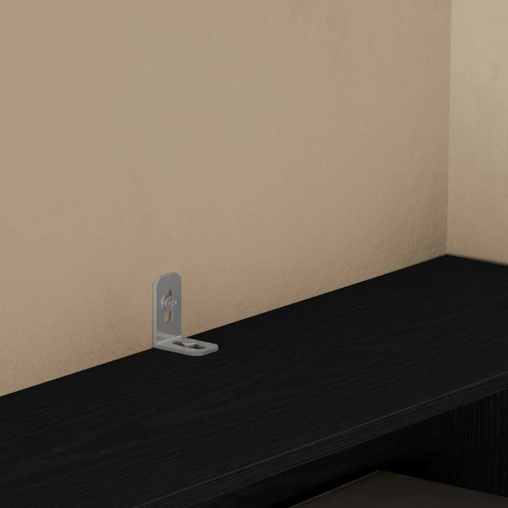 Corner Bookcases with Baffles Shelf Storage Rack