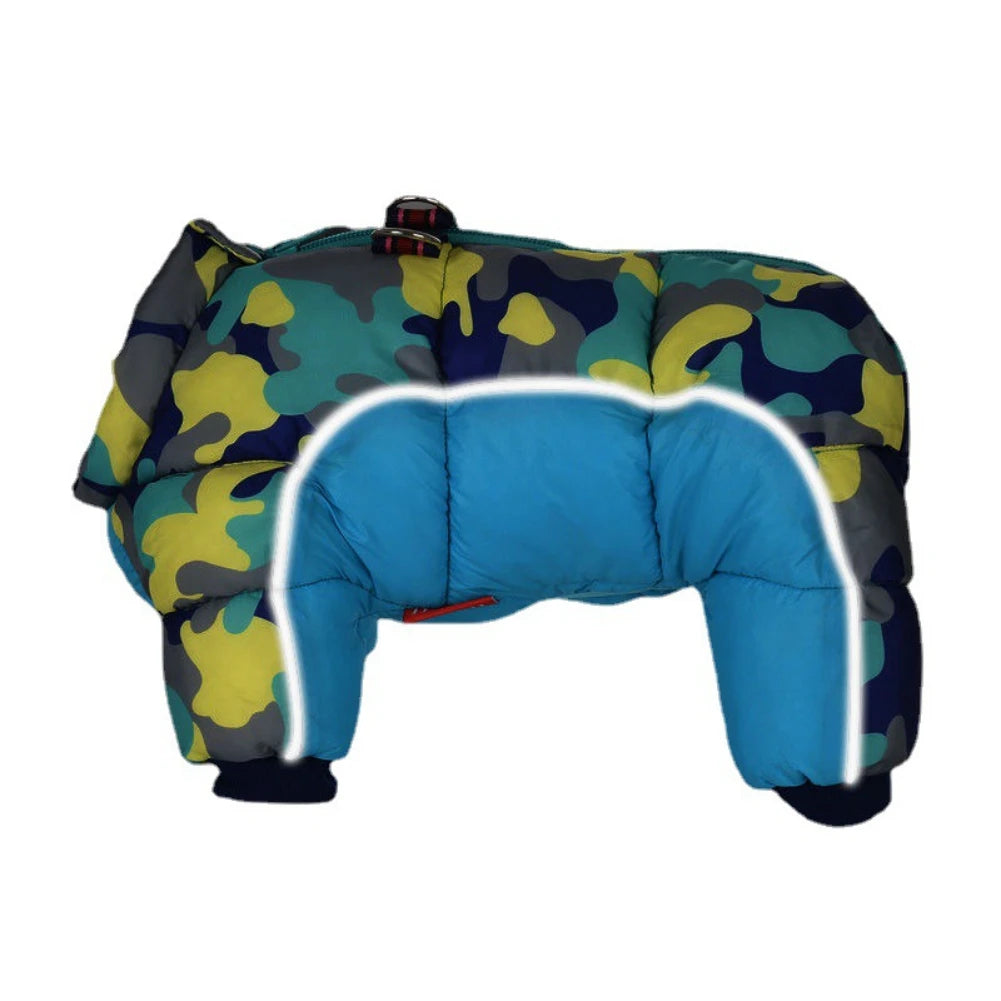 Full-body Small Dog Coat Warmer Jacket