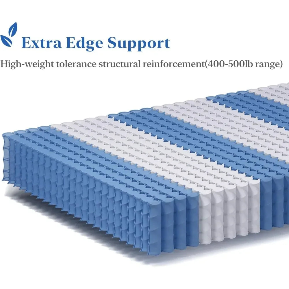 Deluxe Hybrid Mattress - Fiberglass-Free Memory Foam