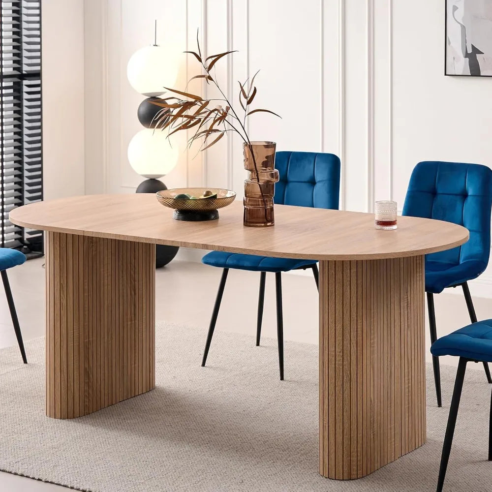 Oval Dinner Table (Only Table),