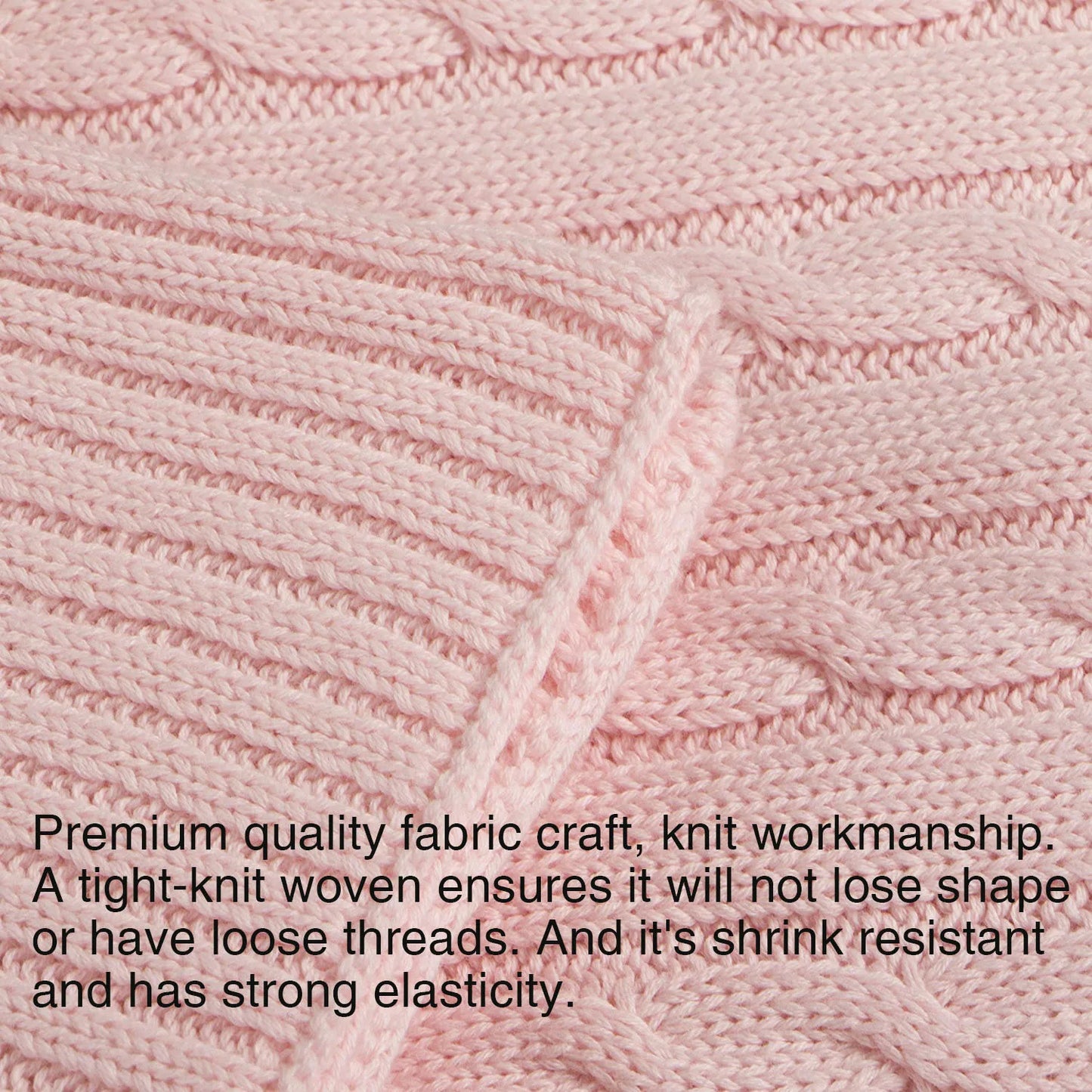 Cable Knit Baby Blanket