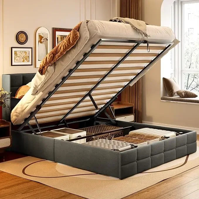 Lift Up Storage Bed with Storage