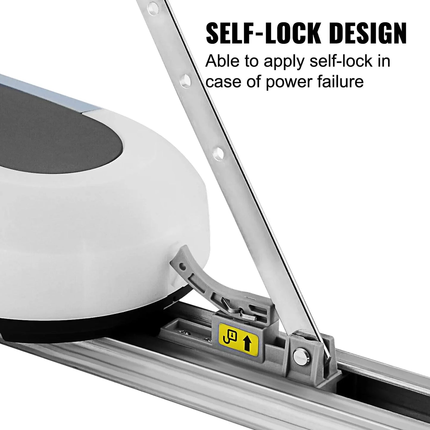 Quiet Lift Chain Drive Garage Door Opener with Extremely Quiet AC Motor and Remote Control
