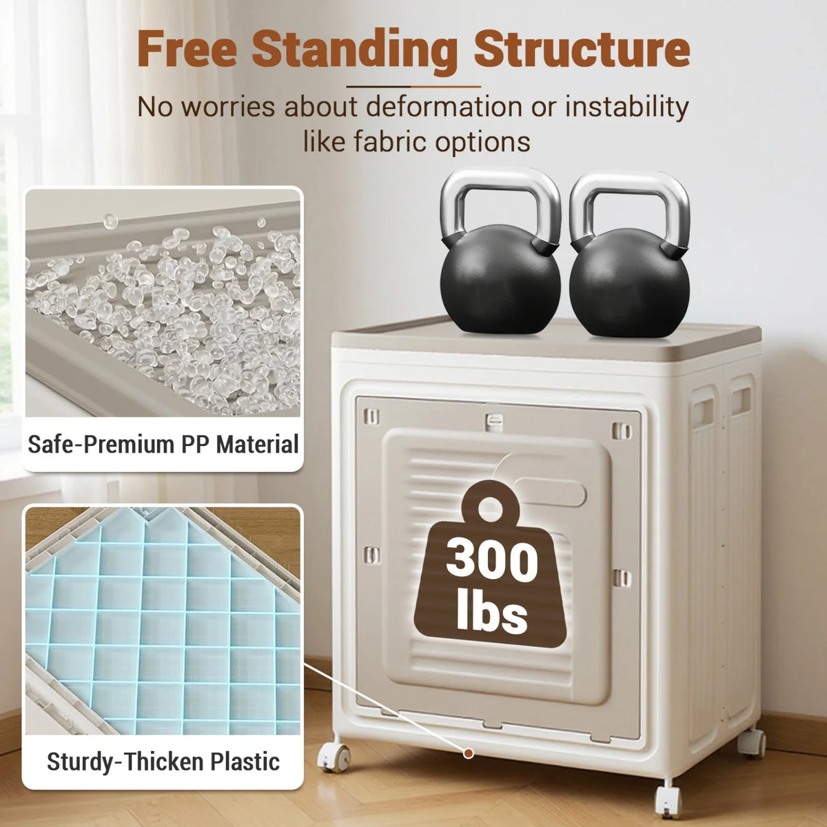 Rolling Laundry Hamper Clothes Hamper