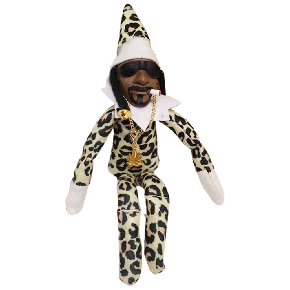 Christmas Elf Doll with Snoop on a Stoop Christmas Trees Decoration