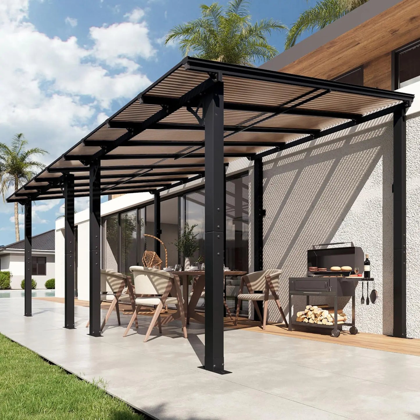 Heavy Duty Mounted Gazebos Pergola