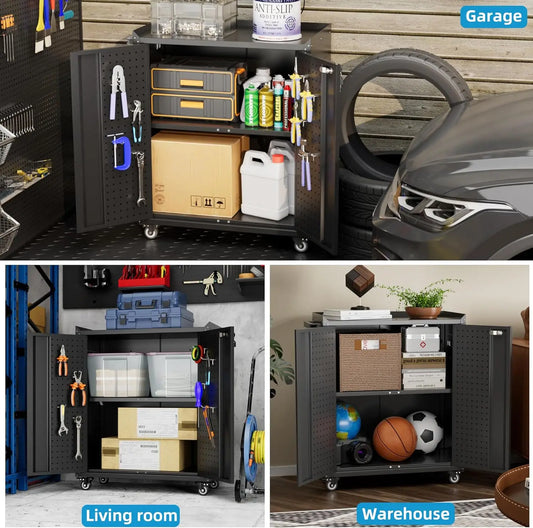 Storage Cabinet with Wheels