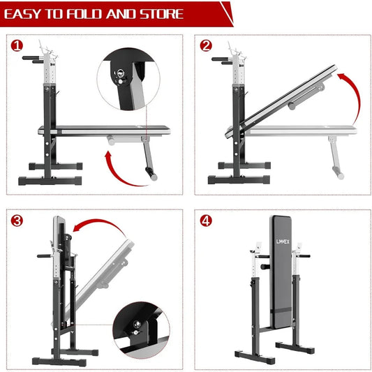 Home Gym Weight Bench Station Full Body Workout