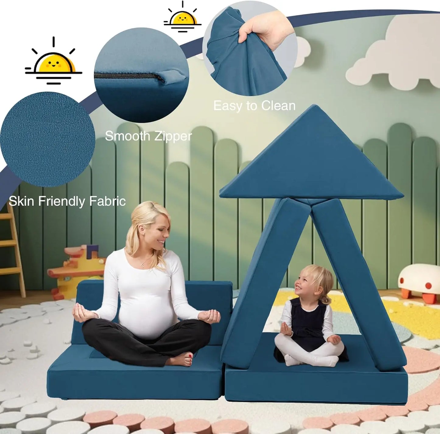 Kids Couch for Playroom - Inspiring Child