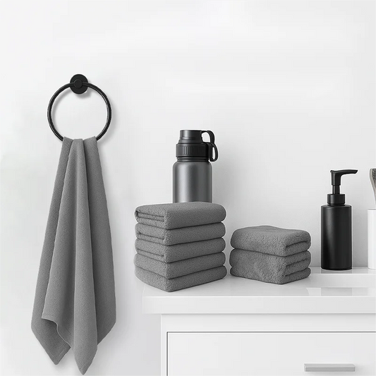 4pcs/Set Towels Bamboo Fiber