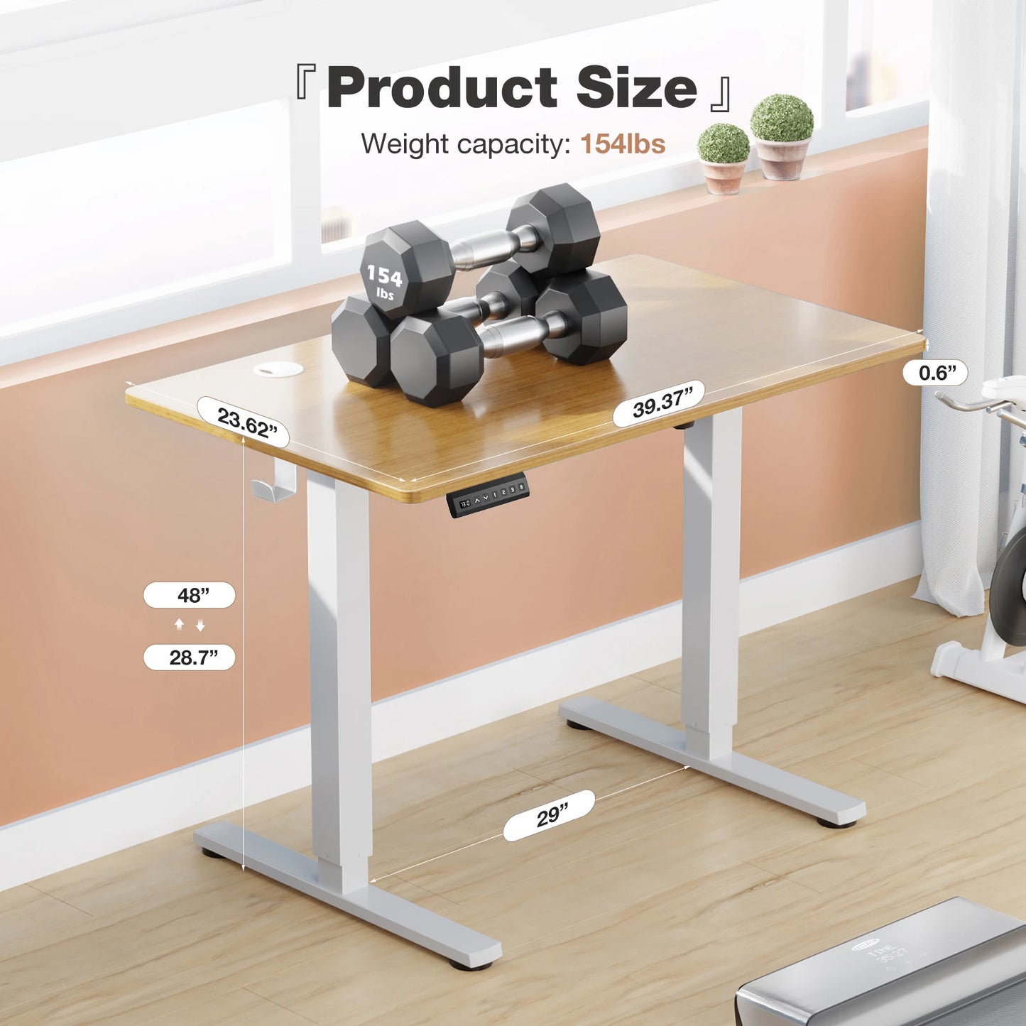 Standing Desk Height Adjustable Computer Desk