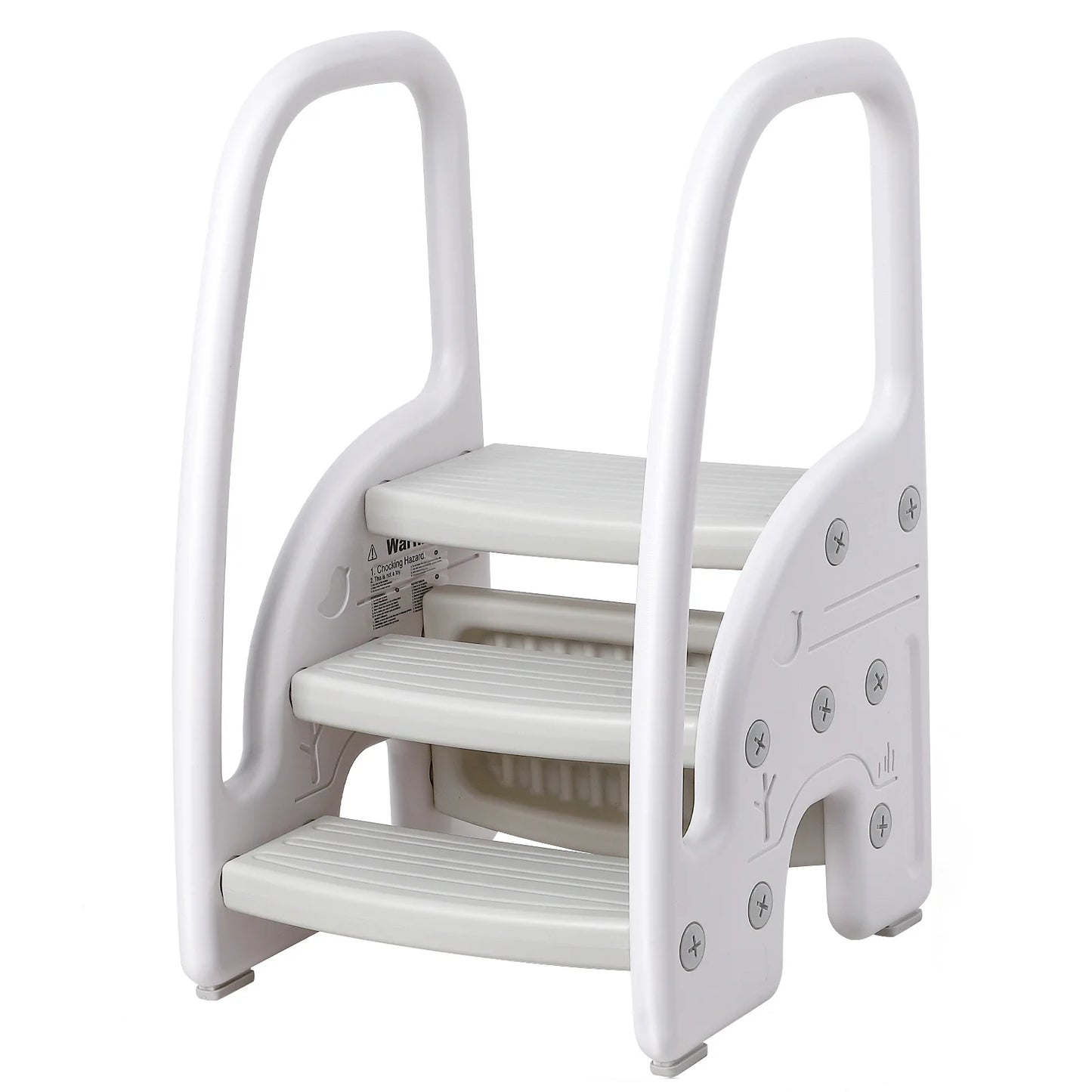 Toddler Step Stool with Handles Sides