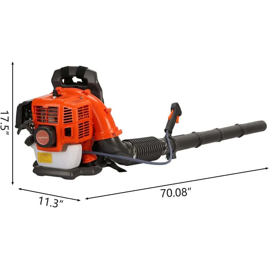Backpack Leaf Blower - Leaf Blower with High Strength Gas Powered