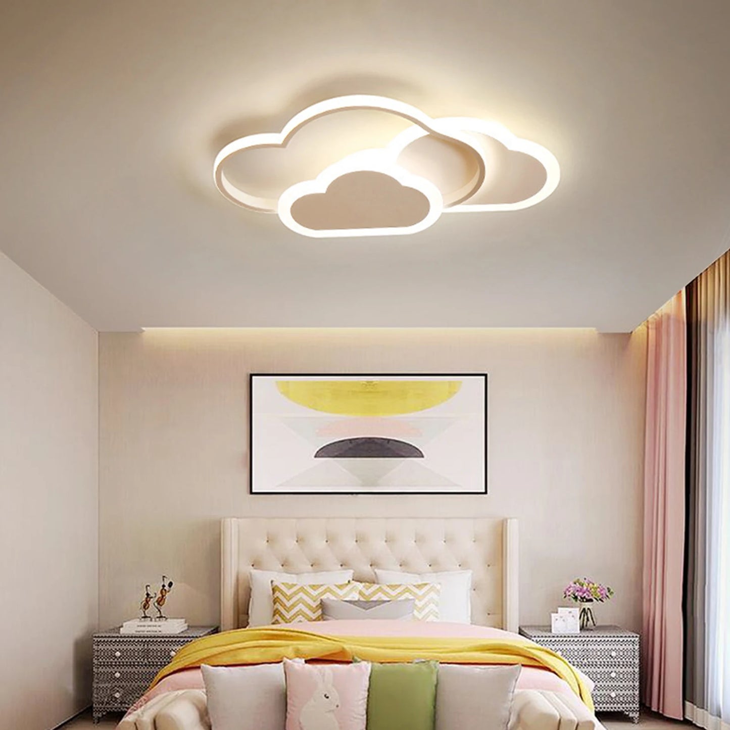 Modern Acrylic LED Creative Cloud Ceiling Light