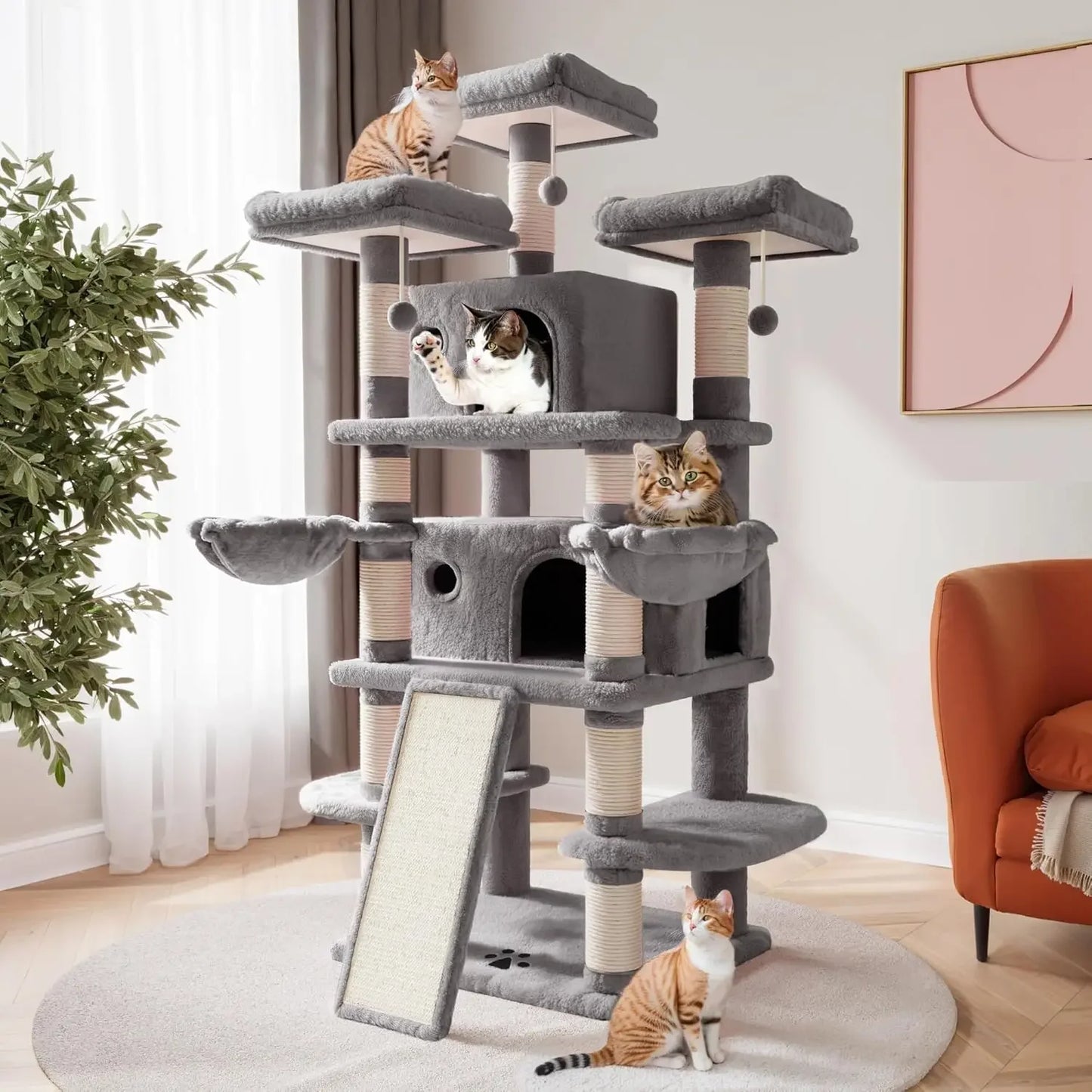 Multi-Level Large Cat Tree for Large Kitties