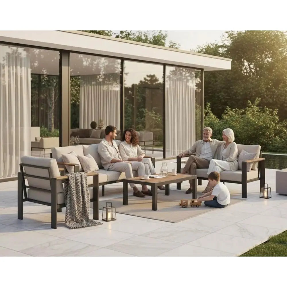 Outdoor Patio Furniture Set with Cushions