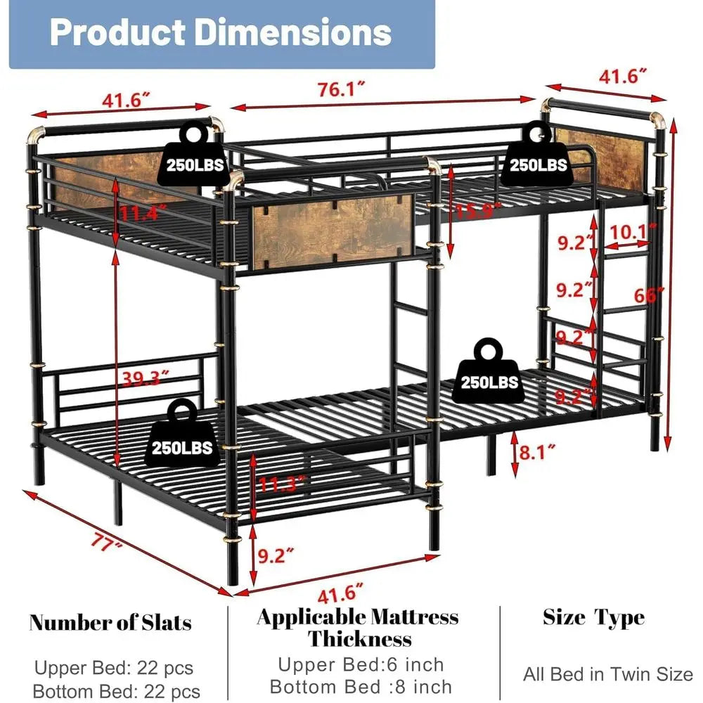 Sturdy Metal L-Shaped Frame with Comfortable Rungs