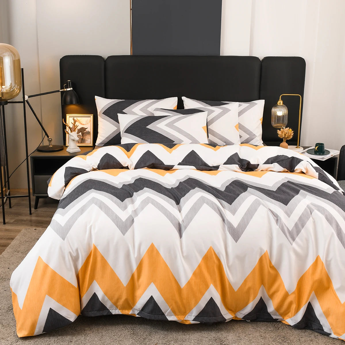 Boho Bohemian Geometric Western Duvet Comforter Cover Set
