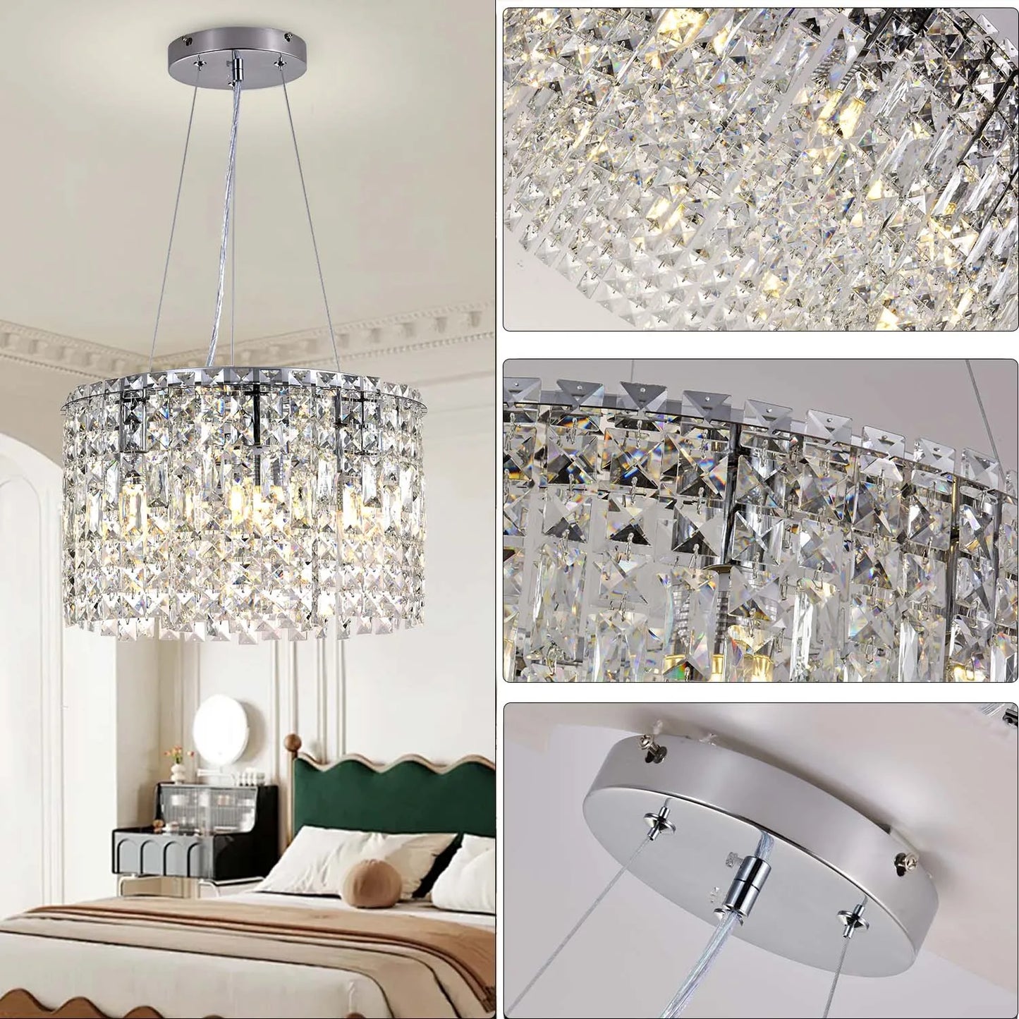 Modern Ceiling Crystal Chandelier