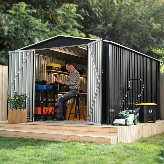 Outdoor Metal Storage Shed