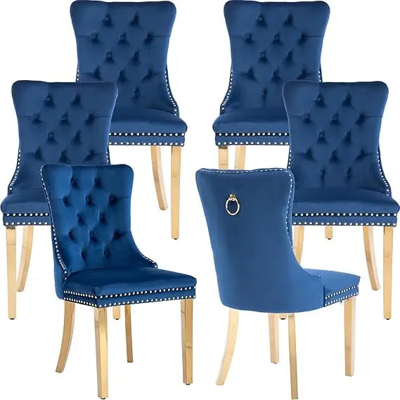 Velvet Dining Chairs Set