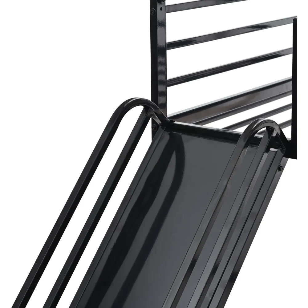 Twin Over Twin Bunk Bed with Slide