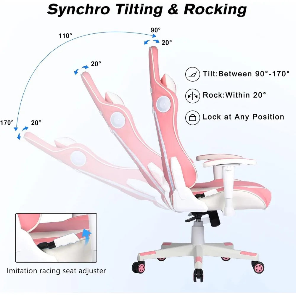 Ergonomic Computer Chair Flip-up Armrests