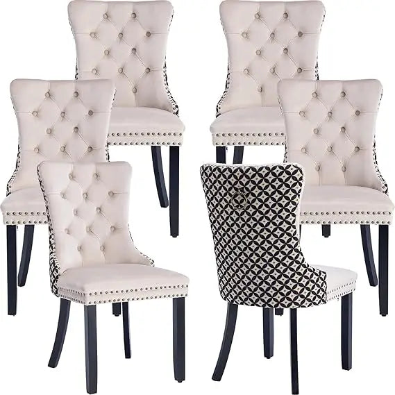 Velvet Dining Chairs Set