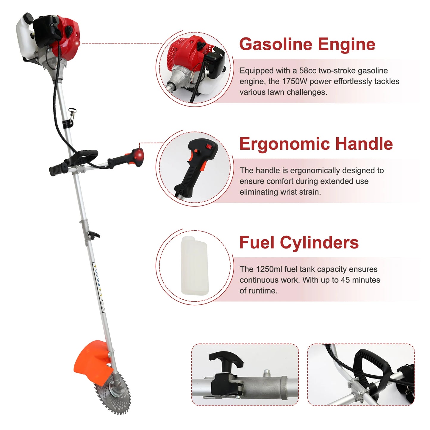 Weed Wacker 2-Stroke Gas Grass Trimmer