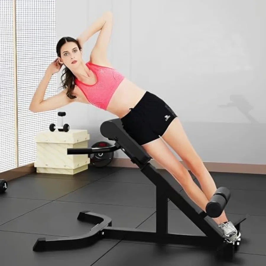Hyperextension Bench for Abs and Gluten Workout Equipment