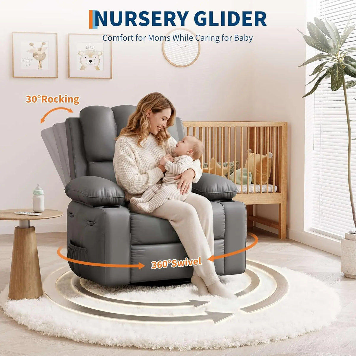 Swivel Rocker Recliner Chair