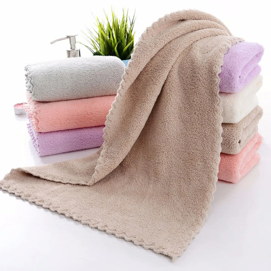 Plain Wash Soft Face Towel