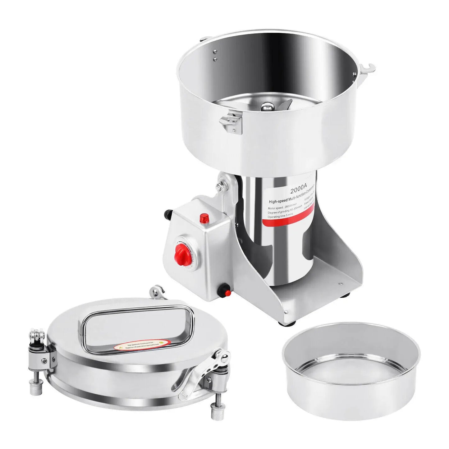 Stainless Steel Electric Grain Mill Grinder