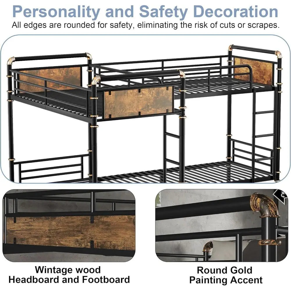 Sturdy Metal L-Shaped Frame with Comfortable Rungs
