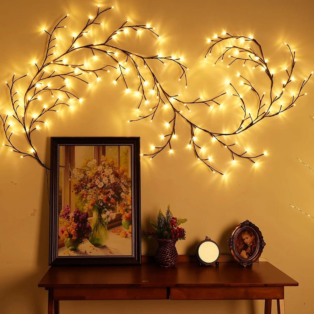 LED Solar Waterproof Garland Tree Branch and Vine Light