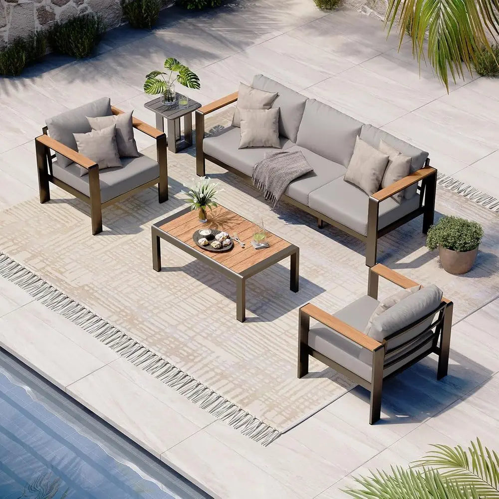 Outdoor Patio Furniture Set with Cushions