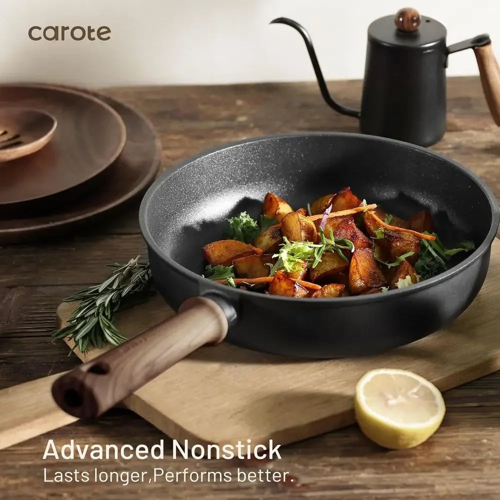 Nonstick Cookware Set with Induction-Ready Pots and Pans