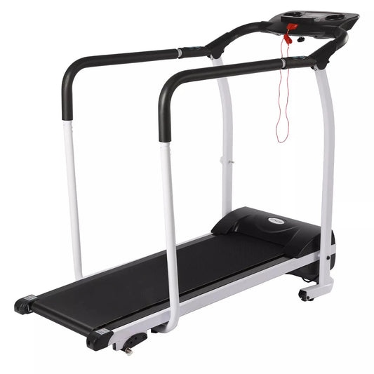 Folding Electric Treadmill Walking Pad – Elderly Fitness Machine with Adjustable Frame