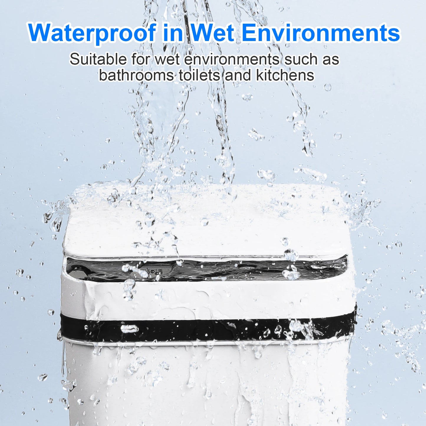 Touchless Motion Sensor Bathroom Automatic Trash Can