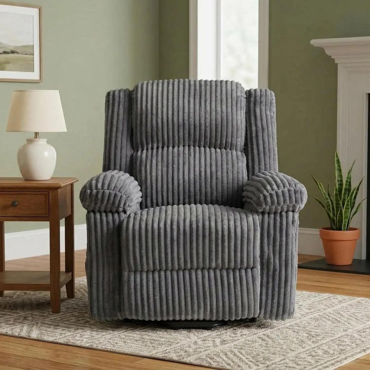 Manual Recliner Chair with Handle