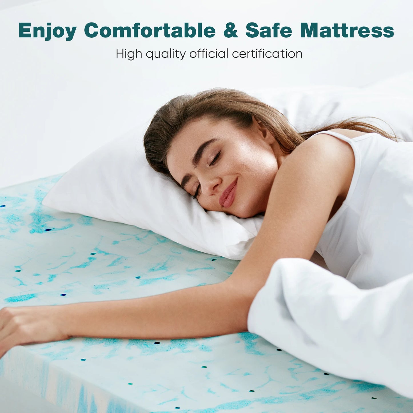 Gel Memory Foam Mattress Topper