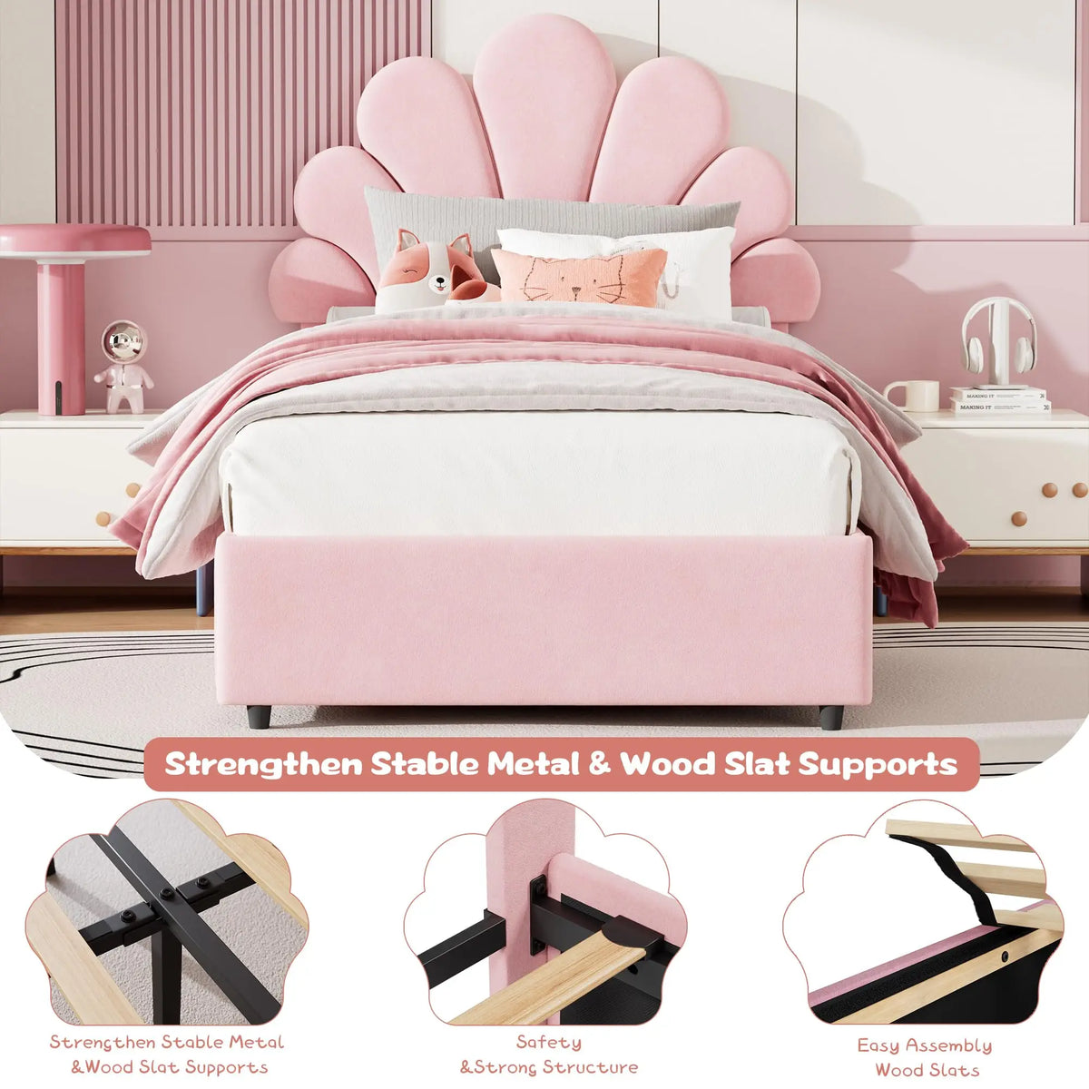 Upholstered Platform Bed