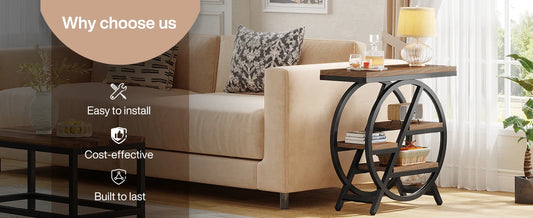 Side Table with Storage
