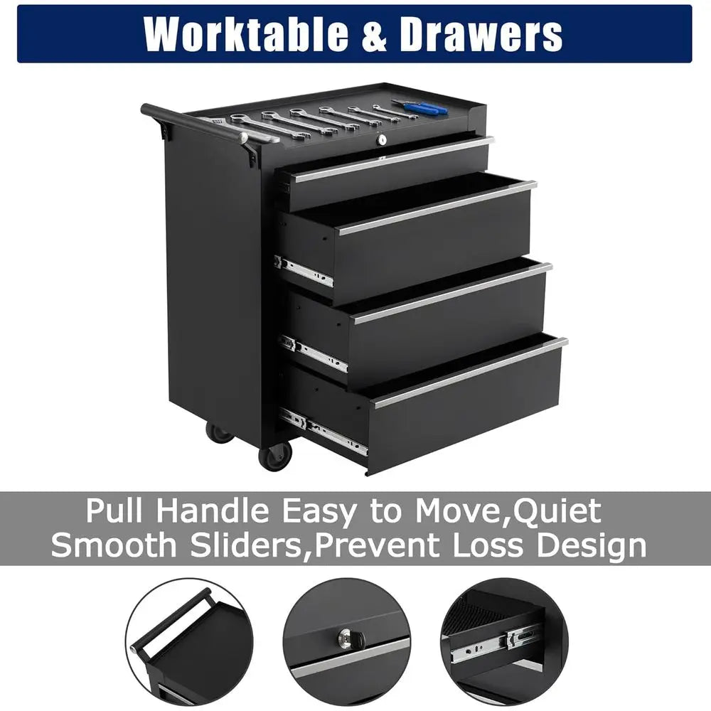 Industrial-Grade Steel Tool Cabinet