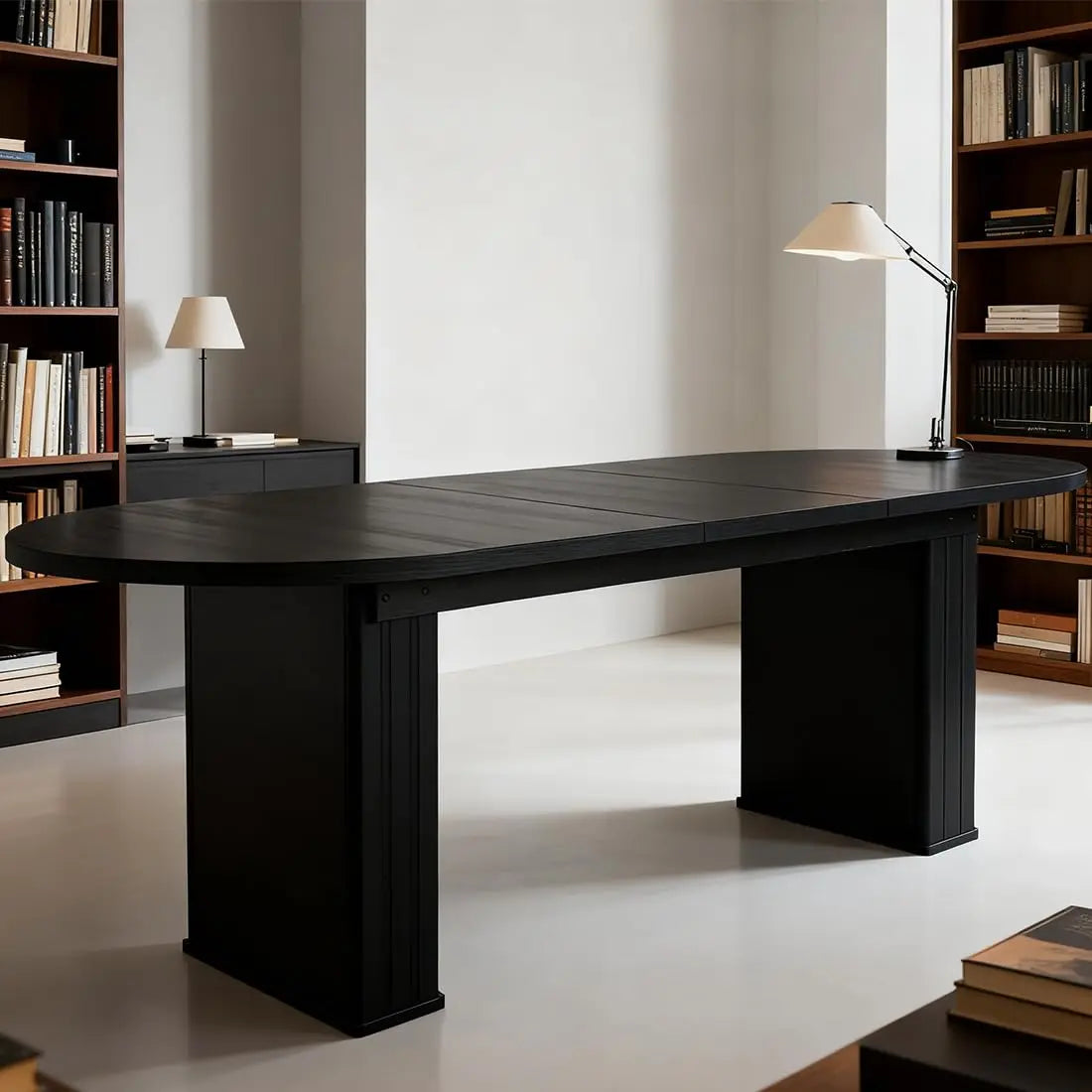 Multi-Functional Oval Extendable Dining Table